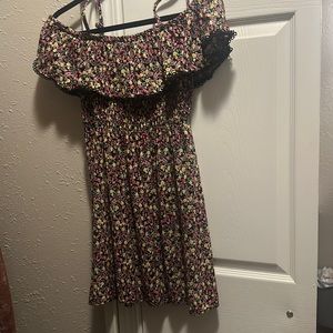 Flower dress, short and cute